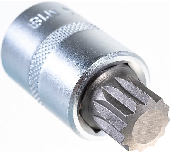 Изображение товара Головка со вставкой Дело Техники 1/2", SPLINE M18, длина 55мм 625418