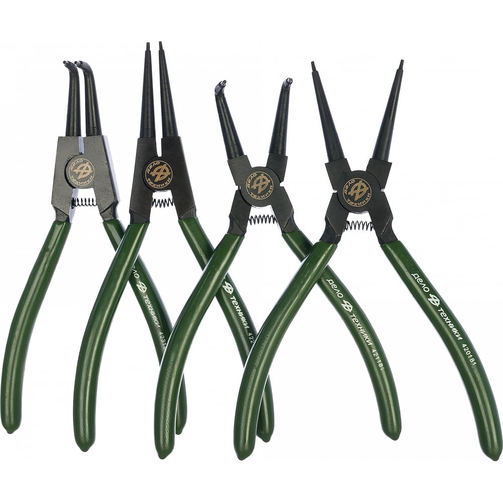 Изображение товара Набор съемников стопорных колец 180 мм 4 шт Дело Техники ДТ/16