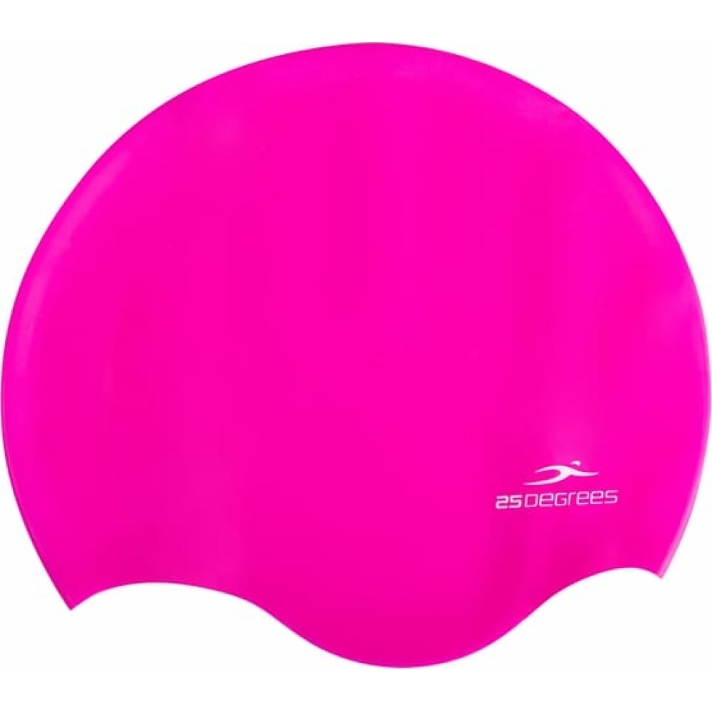 Подростковая шапочка для плавания для длинных волос 25Degrees шапочка для плавания взрослая объемная лайкра обхват 54 60 см серый розовый