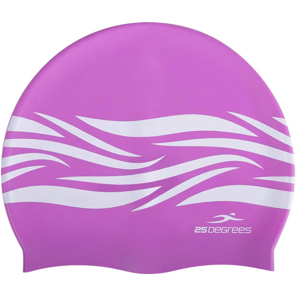 Подростковая шапочка для плавания 25Degrees шапочка для плавания взрослая объемная лайкра обхват 54 60 см фиолетовый