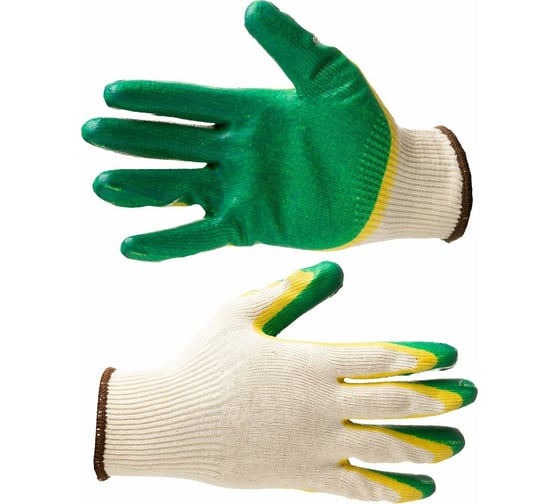 Изображение товара Перчатки трикотажные со сплошным двойным латексным покрытием СПЕЦ И-8059/В