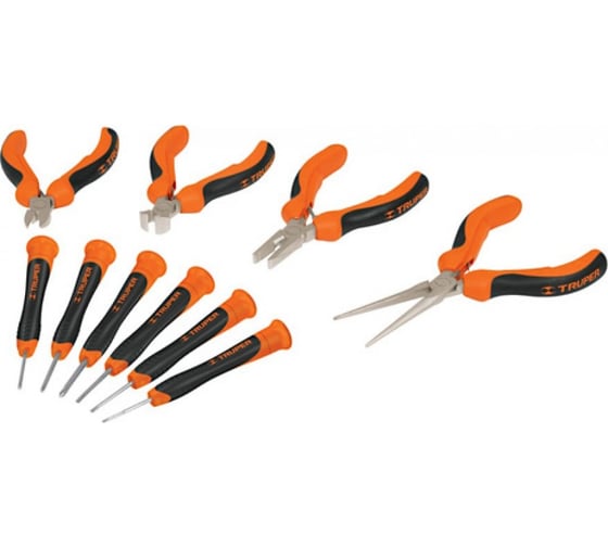 Изображение товара Набор из 10 миниотверток и миниплоскогубцев Truper JGO-MP-DJ 18200
