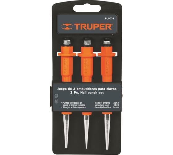 Изображение товара Набор кернов 3 шт Truper PUNZ-3 18064