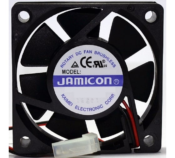 Изображение товара Вентилятор Jamicon JF0515S1H 50х50х15 12В с разъемом 2 конт.MOLEX 5239-2(PHU-2) С00040029