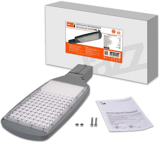 Изображение товара Светодиодный светильник Jazzway PSL 06 80Вт SENSOR (10Lx) 5000К IP65 уличный ДКУ 5042506