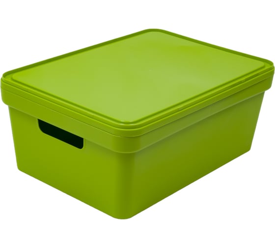 Изображение товара Коробка для хранения Martika Фортуна 380x280x150 мм оливковая С746ОЛВ