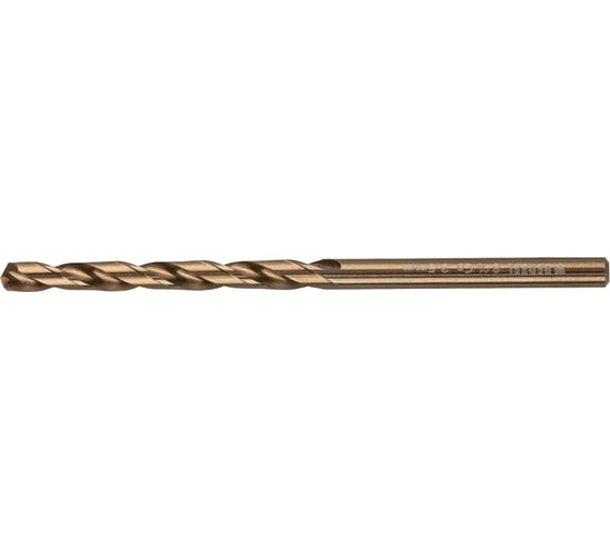 Изображение товара Сверло по металлу 3.5 мм, HSS Co-8% Denzel 71409