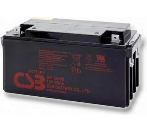 Изображение товара Аккумулятор для ИБП CSB GP12650 I 12В, 65 Ач УТ-00001359