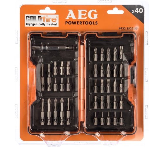 Изображение товара Набор насадок с магнитным держателем (40 предметов) AEG 4932352255