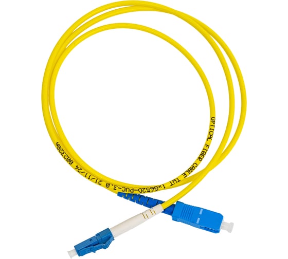 Изображение товара Оптический симплексный патч-корд TWT LC/UPC-SC/UPC, SM, 1.0 м LC-SC/SU-1.0 TWT-LC-SC/SU-1.0
