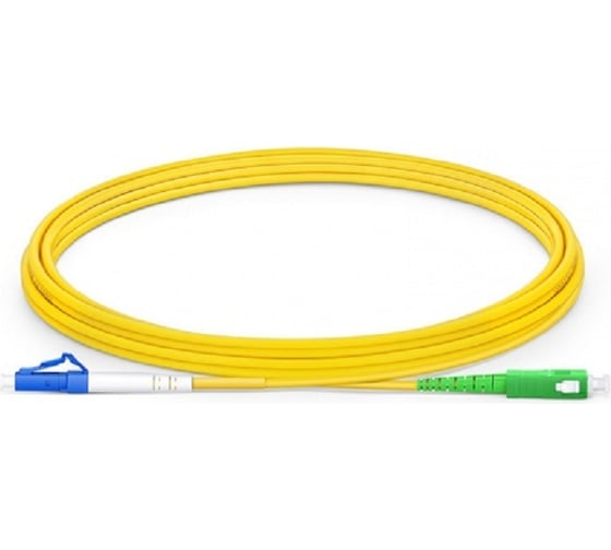 Изображение товара Оптический шнур TWT LC-SC/APC, simplex, 9/125, 3m, SC-LC/SAU-3.0 TWT-SC-LC/SAU-3.0