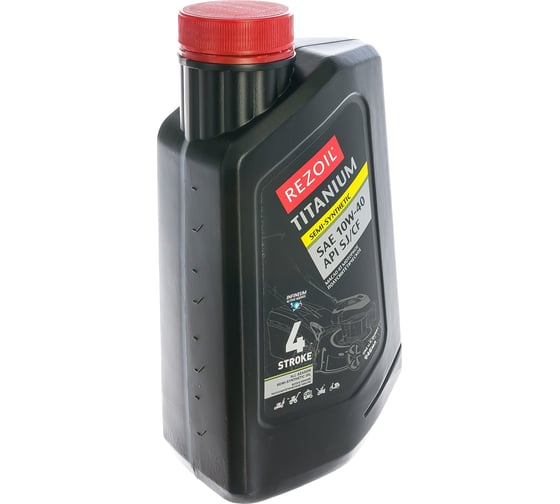 Изображение товара Масло полусинтетическое REZOIL TITANIUM SAE 10W-40 (0.946 л) для 4-тактных двигателей API SJ/CF Rezer