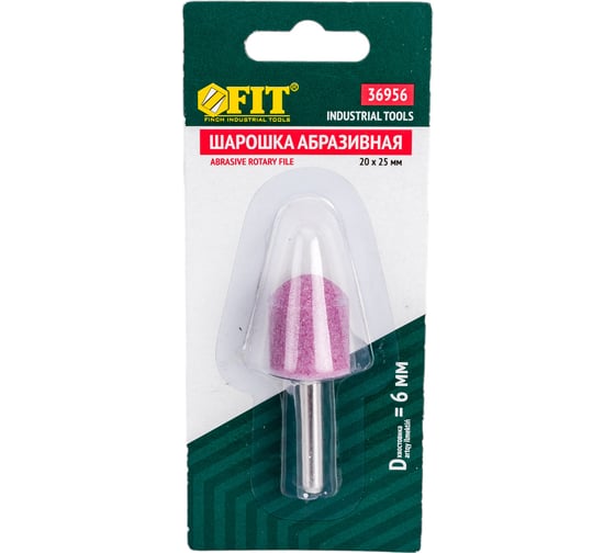 Изображение товара Шарошка абразивная по металлу (20х25 мм) FIT IT 36956