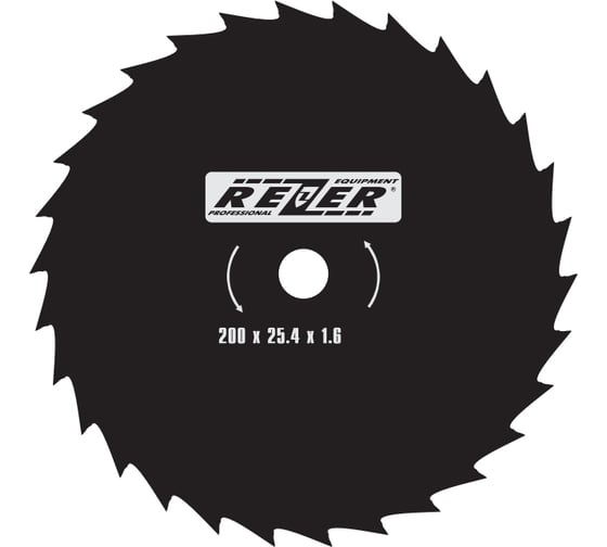 Изображение товара Нож ВС-21 (200x25.4x1.6 мм; 26 зубьев) для бензокосы Rezer 03.010.00030