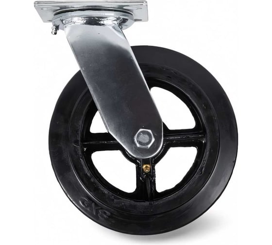 Изображение товара Колесо большегрузное поворотное SCd 55 125 мм обрезиненное (N) TOR 1024157