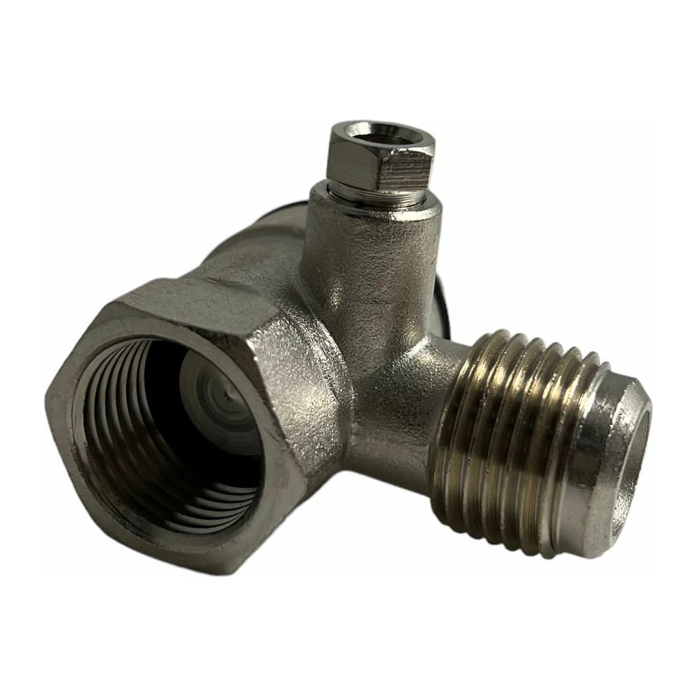 Обратный клапан для компрессора резьба внутренняя и наружная Pegas pneumatic
