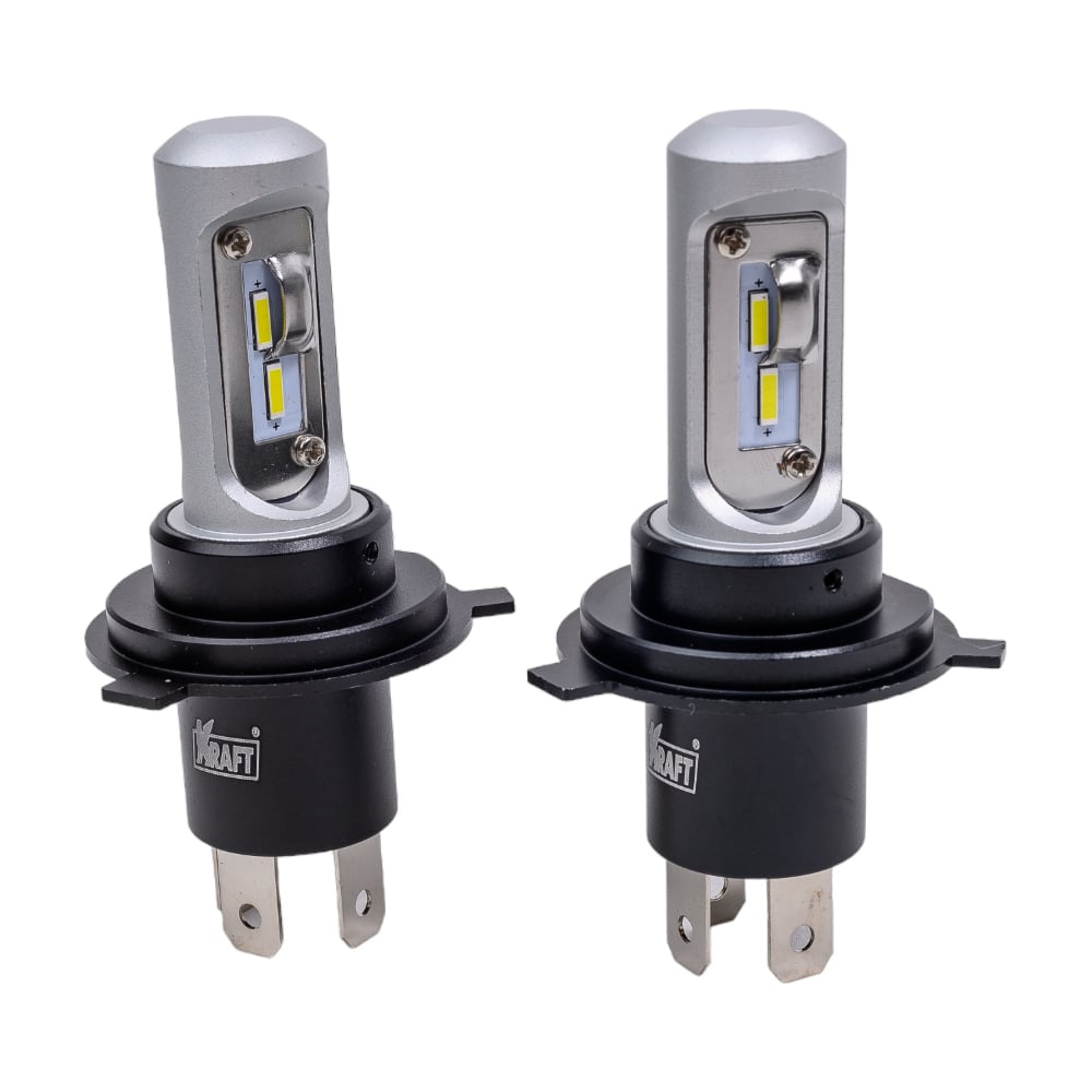 Изображение товара Светодиодная лампа KRAFT H4 12/24V 30W комплект 2 шт