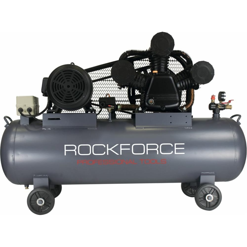 фото Трехпоршневой бензиновый компрессор rockforce