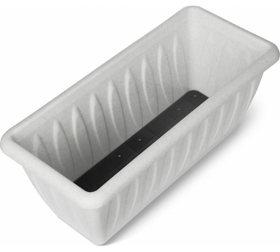 Изображение товара Ящик для растений с дренажной решеткой Martika Фелиция 40 см, мрамор С186-05-МРА