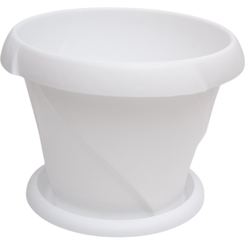 Изображение товара Кашпо с поддонником Martika Флориана 9.2 л белое