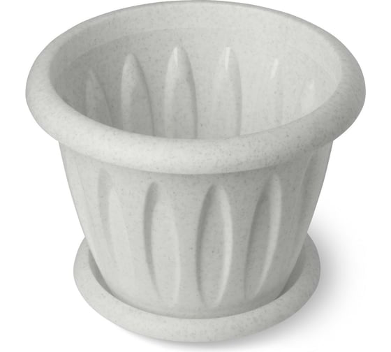 Изображение товара Горшок для растений с поддоном Martika Фелиция мрамор, 10.4 л, диам. 320 мм С106М