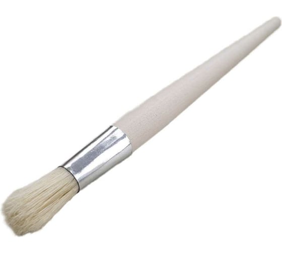 Изображение товара Филеночная кисть Никище КФК-14 мм, металлическая обойма, натуральная щетина 02.01.05