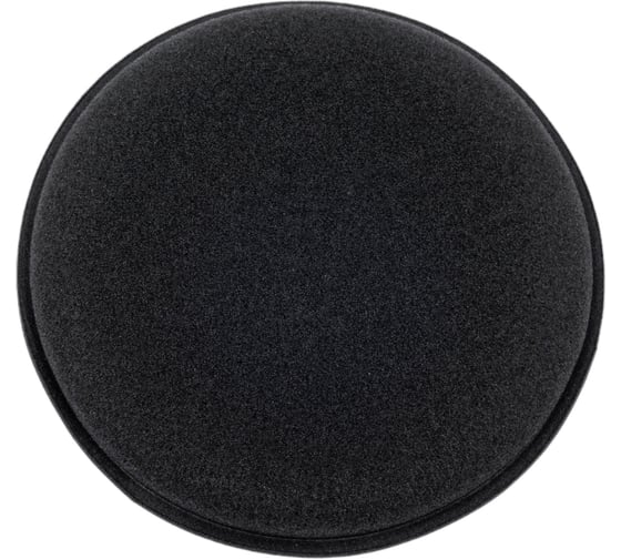 Изображение товара Поролоновый аппликатор Shine systems Wax Pad черный круглый 10 см SS818