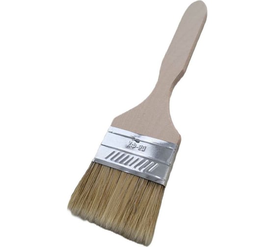 Изображение товара Флейцевая кисть Никище КФ-60 мм, натуральная щетина 02.02.17