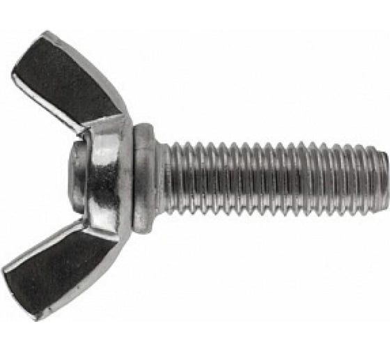 Изображение товара Винт-барашек КРЕП-КОМП американский тип, нержавейка А2, DIN 316, 10х16 5 шт. вб1016мф