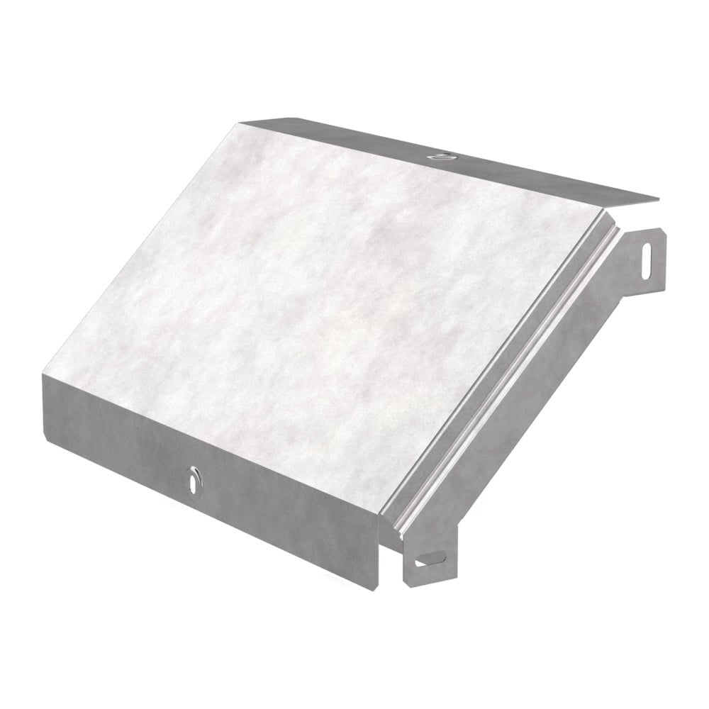 Изображение товара Вертикальный внешний угол с крышкой 90° для монтажных лотков 400x50
