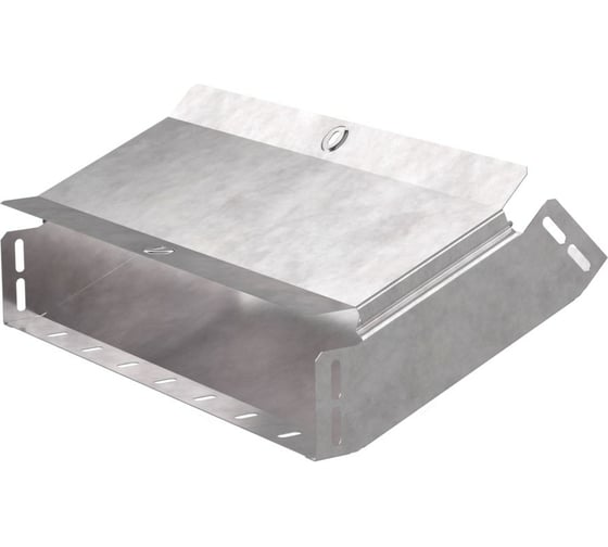 Изображение товара Вертикальный внутренний угол 45 градусов с крышкой Промрукав стандарт 400x80 1шт PR16.0593