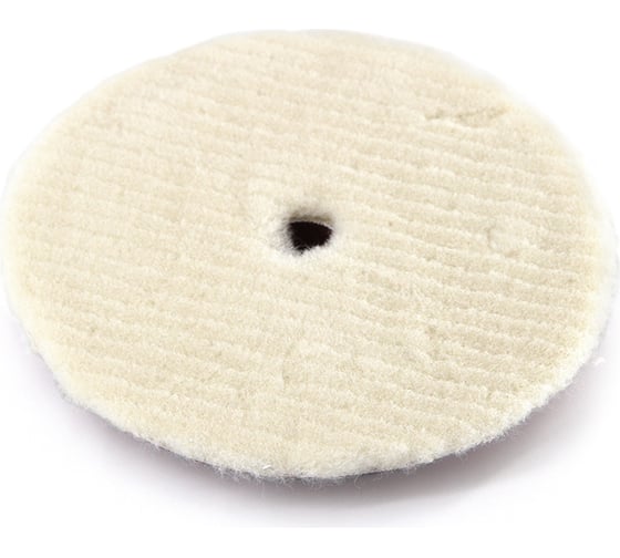 Изображение товара Круг полировальный из стриженого меха Stripy Wool Pad 155 мм Shine systems SS541