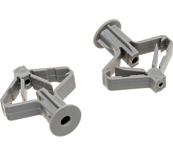 Изображение товара Дюбель "Бабочка" полипропиленовый для пустотелых конструкций 100 шт. (10х50 мм; ТФ5) ЗУБР 4-301325