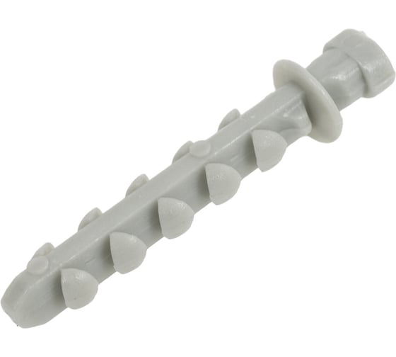 Изображение товара Дюбель нейлоновый для трубной клипсы 100 шт. (6х35 мм) Зубр 4-44953-06-035