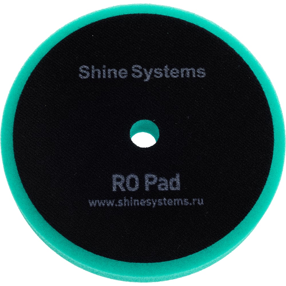 Изображение товара Круг полировальный твердый зеленый RO Foam Pad Green 130 мм Shine systems SS549