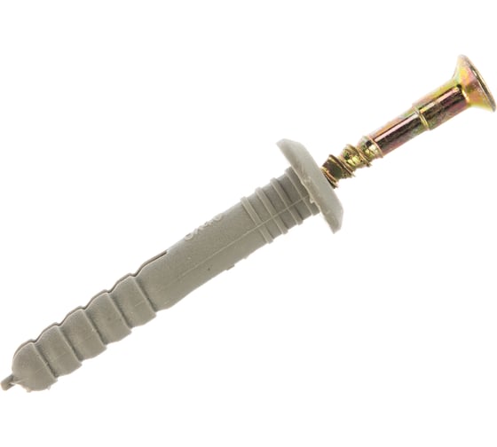 Изображение товара Дюбель-гвоздь полипропиленовый с грибовидным бортиком 1700 шт. (6х40 мм; ТФ0) Зубр 4-301350-06-040