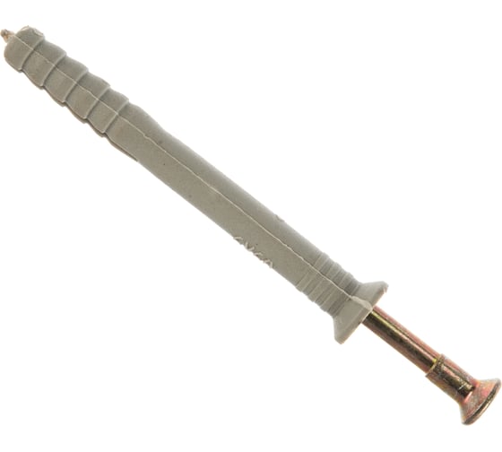 Изображение товара Дюбель-гвоздь полипропиленовый с потайным бортиком 1400 шт. (6х60 мм; ТФ0) Зубр 4-301340-06-060