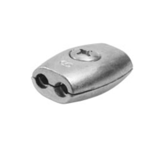 Изображение товара Зажим троса "Бочонок" 30 шт. (2 мм; ТФ5) Зубр 4-304455-02