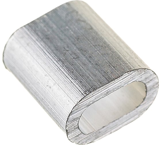 Изображение товара Зажим троса DIN 3093 алюминиевый 150 шт. (2 мм; ТФ5) Зубр 4-304475-02