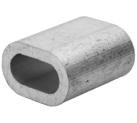 Изображение товара Зажим троса DIN 3093 алюминиевый 75 шт. (4 мм; ТФ5) Зубр 4-304475-04