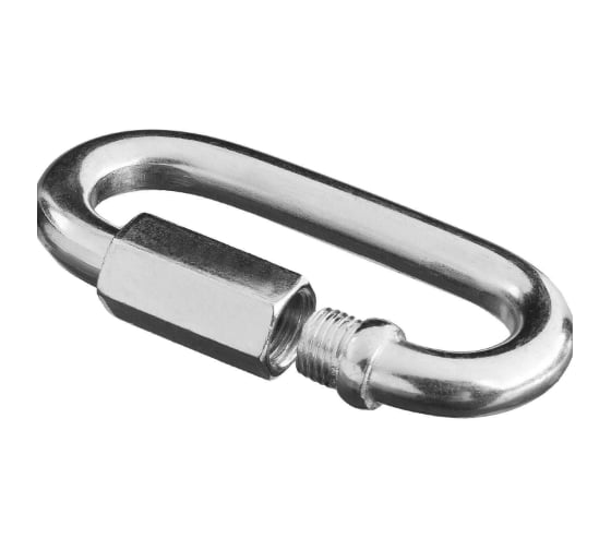 Изображение товара Карабин винтовой оцинкованный с муфтой 50 шт. (3 мм; ТФ5) Зубр 4-304535-03