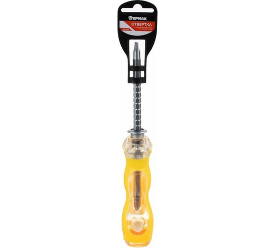 Изображение товара Отвертка ЕРМАК с регулируемой длиной 2-в-1, PH2, SL6, 19 см 651-227