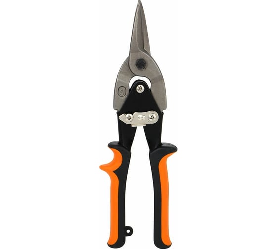 Изображение товара Ножницы по металлу ЕРМАК 250 мм, двухкомпонентная рукоятка, прямой 599-098