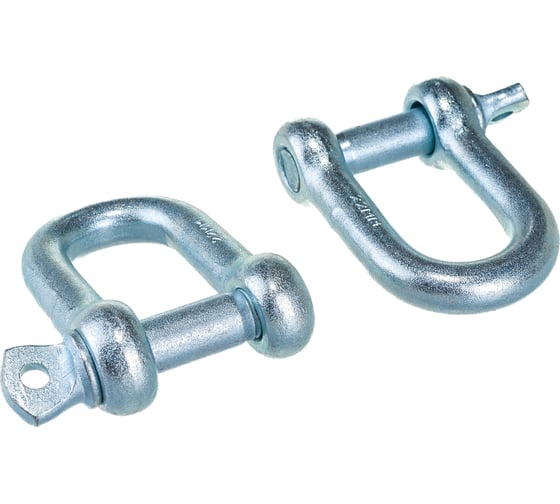 Изображение товара Скоба такелажная прямая 2 шт. (22 мм; ТФ5) Зубр 4-304515-22