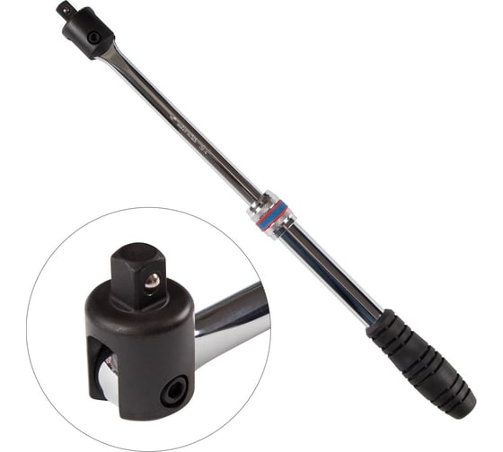 Изображение товара Телескопический вороток KING TONY 1/2", 450-600 мм, с шарниром 4461-24G