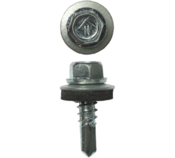 Изображение товара Саморезы для крепления кровельных материалов 2500 шт. (5,5х19 мм; ТФ0) ЗУБР 4-300310-55-019