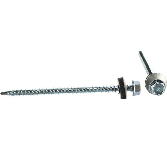 Изображение товара Саморезы для крепления кровельных материалов к деревянной обрешетке Зубр оцинкованные, 4,8x80 мм, 700 шт 4-300310-48-080