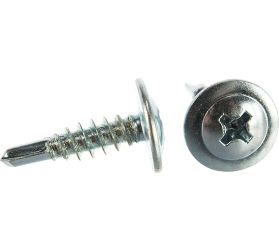 Изображение товара Саморезы с прессшайбой и сверлом по листовому металлу 9000 шт. (4,2х16 мм; PH2) ЗУБР 4-300210-42-016