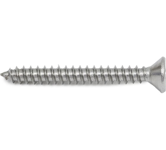 Изображение товара Универсальный саморез КРЕП-КОМП потайной, нерж. А2, PH, DIN 7982, 2,9х25, 1000 шт. спн2925