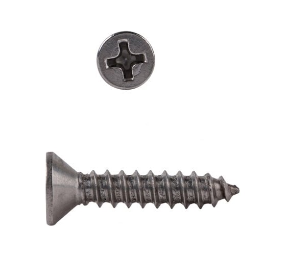 Изображение товара Универсальный саморез КРЕП-КОМП потайной, нерж. А2, PH, DIN 7982, 4,2х13, 1000 шт. спн4213